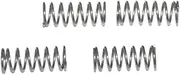 10pcs Stainless Steel Compression Spring Y Shape Compressed Springs Rustproof 1 * 8mm Diameter(1X8X10mm)