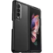 OtterBox Samsung Galaxy Z Fold3 5G (7.6') Symmetry Flex Series Antimicrobial Case - Black Crystal (Clear/Black) (77-87371)