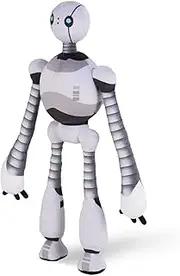 The Wild Robot Plush, 13.7 Inch Soft Wild Robot Plush Toys, Stuffed Movie Character Wild Robot Throw Cushion, Adjustable Robot Buddy Plush, Funny Gifts for Girls and Boys