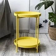 JSEIAJB Living Room Furniture Bathrooms Spaces Bedside Round Kitchen Table Iron Art Coffee Table Set Coffee Tables