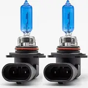 2Pcs 12V 60/55W Super Bright White Car Headlight Blue Auto Lights Halogen Bulb Driving Lamp UV Quartz Glass Bulb,9005