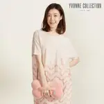 【YVONNE 以旺傢飾】素面車用骨頭頸枕-薔薇粉