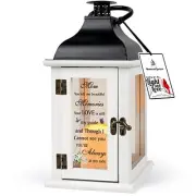 Memorial Lantern - Bereavement Sympathy Gifts for Loss of Mother Memorial Mom