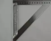 Utoolmart 150mm Triangle Square Ruler Right Angle Woodworking Drawing Tool