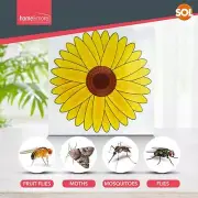 16pcs Fly Trap Window Stickers Sticky Sunflower Insect Bug Flies Killer Catcher
