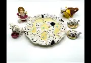 Vintage popular imports 101 dalmation 1997 miniature Tea Set Disney