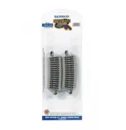 Bachmann EZ-Track ~ Half Section 22" Radius Curved ~ HO Scale ~ 4 Pieces ~ 44532