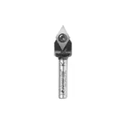 Amana Tool V-Groove 60 Deg x 21/64 CH x 1/4 Inch SHK CNC Router Bit