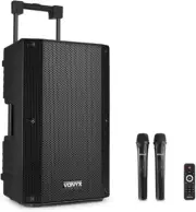 VSA500 PA 12″ Portable PA Speaker with Wireless Mics