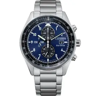 【CITIZEN 星辰】Eco-Drive 光動能三眼計時時尚男錶 禮物 手錶 母親節(CA0770-81L/42.5mm)