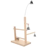 Natural Wood Bird Playground Parrot Playstand Playing Stand Exercise Perch for
