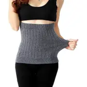 Cashmere Kidney Warmer Back Warmer Elastic Waist Support grey L