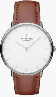 Nordgreen Nr32silebrxx White Dial Ladies Analog Watch One Size