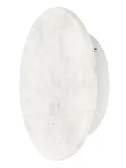 Equinox 200mm LED Colour-Shifting Wall Sconce in White Marble