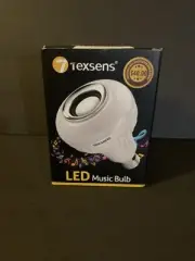 Texsens LED Bluetooth Music Light Bulb With Remote NIB