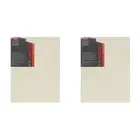 2x Jasart Studio 3/4" Thin Edge 12x16" Wooden Artist Board Art Painting/Drawing