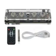 IN-8 4-Digit Nixie Tube Clock Desktop Clock with LED Backlight Remote Control-