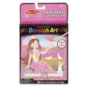 Melissa & Doug - On The Go Scratch Art Color Reveal Pad - Fairy Tales from Ta...