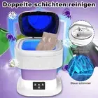 11L Portable Washing Machine Mini Washer Foldable Washer Travel NEW