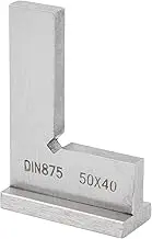 90° Knife Edge Ruler, Engineer Measuring Tool Stainless Steel Right Angle Ruler DIN 875 50x40 for Marking for Detecting Angles