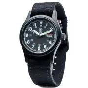Smith & Wesson Military Watch 3 Interchangable Canvas Straps Black SWW1464BLK