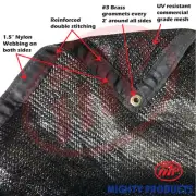 14' x 30' - 50% shade cloth, sun shade, shade sail (BLACK) (MN-MS50-B1430)