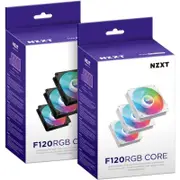 NZXT F120 RGB Core Cooling Fan, 120mm, 3 Fans