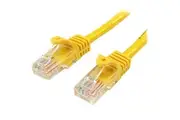 StarTech 1m Cat 5e Yellow Snagless Ethernet Patch Cable [45PAT1MYL]