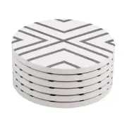 6 Pcs Coaster Coasters for Drinks Absorbent Stone Tray Soapstone