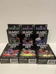 6 x Small Box Magic Tricks Game For Kids Coin Box Magic Thumb Baffling Ball C2