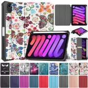 Smart Leather Case Flip Cover with Pen Holder For iPad Mini A17 Pro 6th Gen 8.3"