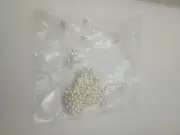 3mm silver plated round memory wire ends, 144 pcs Bulk