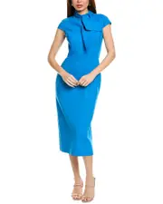 Oscar de la Renta Sheath Midi Dress