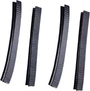 Outanaya 2Pairs Skateboard Deck Protective Straps Groove Design Bumper Strips for Boys and Prevents Nicks Chips Durable Skateboard Accessories