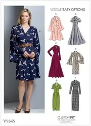 [Vogue] Sewing Pattern 9345 Dresses A5 (6-8-10-12-14)