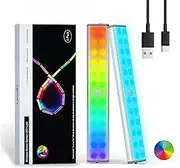 LEPOTEC Upgraded 24LED RGBW Motion Sensor Light, Multi-Color Under Cabinet Lighting LED RGB Light Bar, TV Backlight,Christmas Lights for Gaming Room,Bedroom,Remodelling Room,Hotel,Party(2PC)