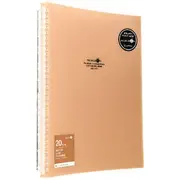 Aqua Drops Refillable Display Book A4 20 Pockets Vivid Beige