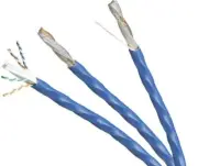 50' of Belden 10GX12 0061000 Blue Unshielded Networking Cable NEW!