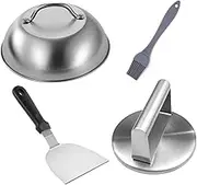 UPKOCH 1 Set Handle Burger Press Burger Shovel Tool Burgers Burger Patty Maker Hamburger Press Burger Smasher Smash Burger Press Patty Press Cooking Mold Burger Silica Gel