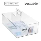 Plastic Storage Caddy 2 Compartment Shower Bathroom Shampoo Storage Organiser