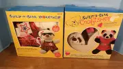 2 Build a BearWorkshop Craftshop ~ Panda Fashion ~ Polar Bear Rocker ~ 7" ~ New