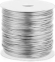 Cridoz 18 Gauge Stainless Steel Wire for Jewelry Making, 1mm Bailing Wire Wrapping
