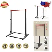 Versatile Pull-Up Bar Station for Home Gym - 8 Adjustable Levels & 330lbs Max
