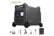 VoltX Inverter Generator 6.6KW Max 6.0KW Rated Pure Sine Wave with 2 Wire Start Portable Camping RV Petrol Lightweight Silent Quiet Remote Start Data Display