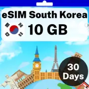 eSIM South Korea - 10 GB - 30 Days - Travel eSIM | QR code activation