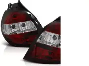 CRYSTAL CLEAR TAIL LIGHTS FOR RENAULT CLIO MK3 9/2005-4/2009 MODEL