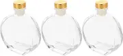 HEALEEP 3pcs Glass Diffuser Bottles Aromatherapy Containers for Essential Oils Decor for Fragrance Diffusion Any Room Random Color