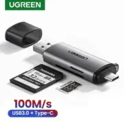 2 in 1 OTG Card Reader USB 3.0 USB-C SD TF Memory Card Adapter Samsung Google LG