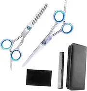 5pcs Hairdressing Tools Hair Cutting Shears Haircut Scissors Thinning Hair Cutting Scissors