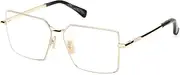 [MaxMara] MM5177 030 Shiny Pale Gold 57/14/140 Women's Frame, 030 Shiny Pale Gold, 57/14/140